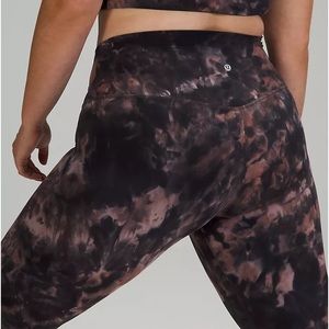 NEW! $118 Align High Rise HR Pant 25” 20 Diamond Dye Graphite Gray Pink Pastel